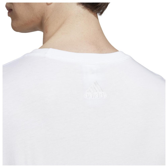Adidas Ανδρική κοντομάνικη μπλούζα Essentials Single Jersey Linear Tee